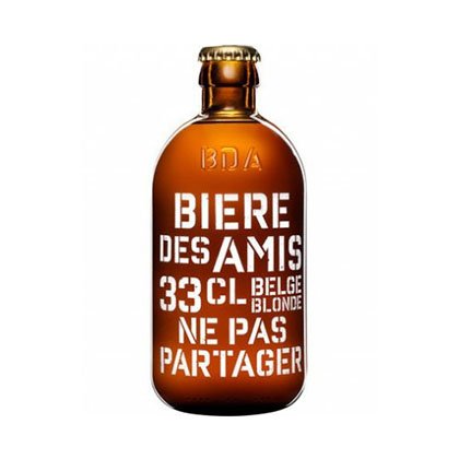 Bière des amis blonde à ne pas partager - 33 cl | Livraison de boissons Gaston