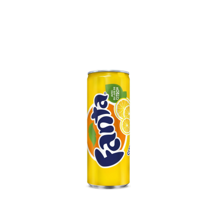 Fanta citron sleek cans - 24 x 33 cl | Livraison de boissons Gaston