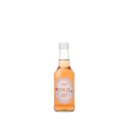 Rhubarbe pétillante BIO - Fruji - 25 cl | Livraison de boissons Gaston
